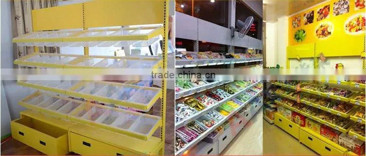 Exquisite steel supermarket display shelves