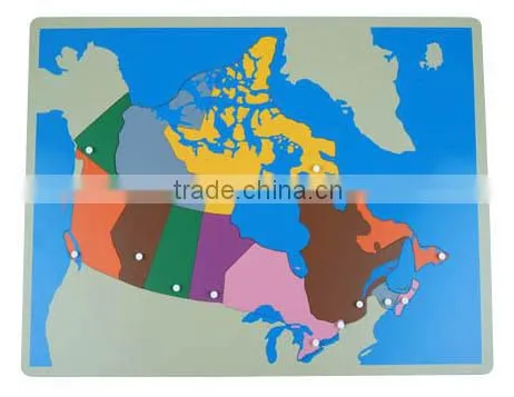 Factory Price educaional NEW Australia Puzzle Map Montessori Materials for Sale