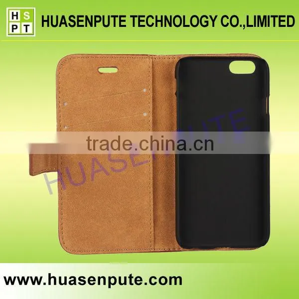 Vintage Style Leather Flip Magnetic Mobile Phone Cover Case For iPhone 6