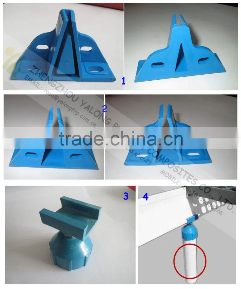 High strength fiberglass support beams 20 years factory,fiberglass poultry equipment,durable & hot sale slat floor support beam