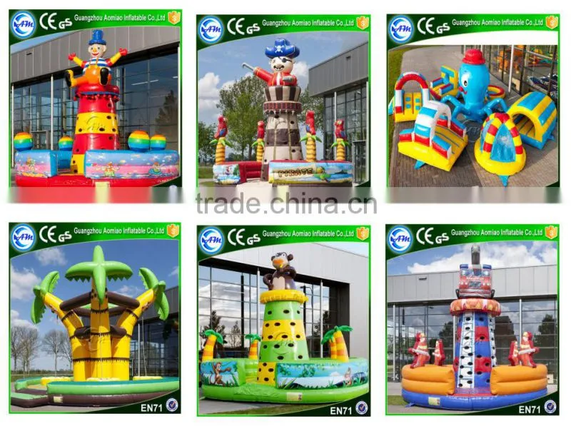 New design inflatable climbing wall,inflatable climb tower palm tree climbing for fun