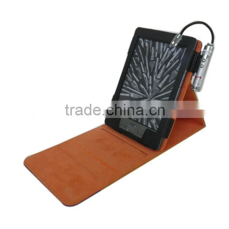 For Amazon Kindle 4 WiFi purple PU Leather Case Cover Flip, Tablet Cover, Flip tablet cover