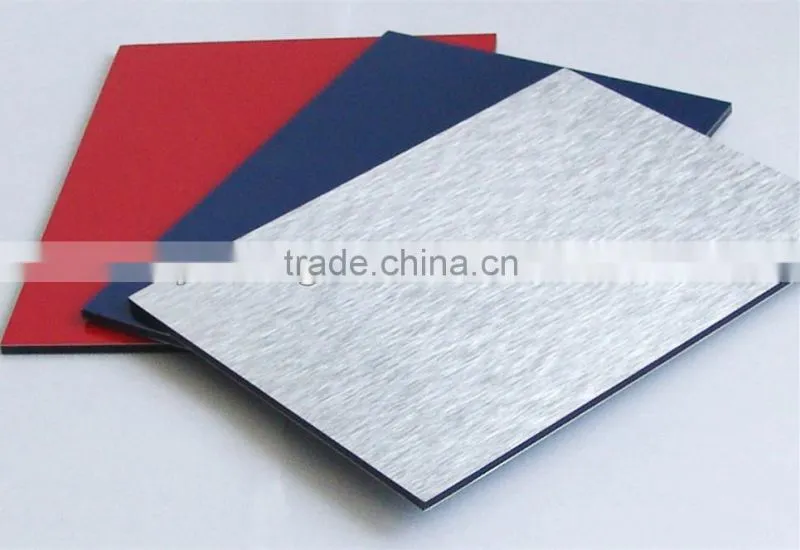 ACP factory Brushed surface 3mm 4mm wall paneling