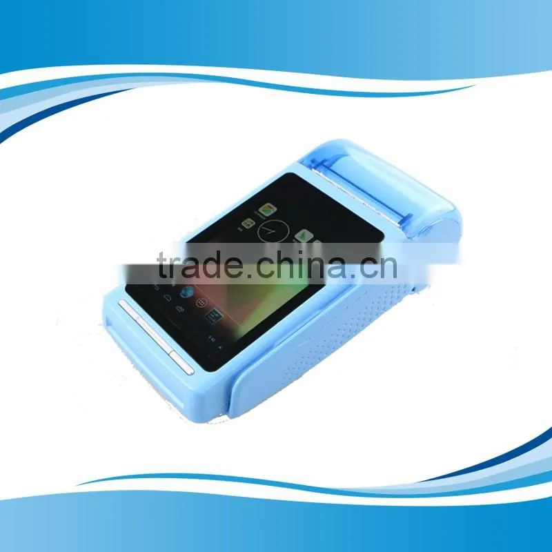 New Arrival Android touch pos terminal with thermal printer smart pos terminal bluetooth