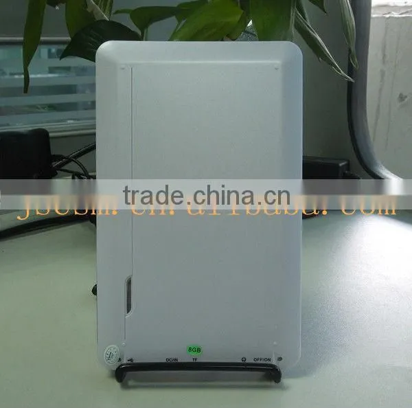 HOT! 7 touch ebook with multifunction and TFT screen 800*480 high resolution 720P video file supported made in china