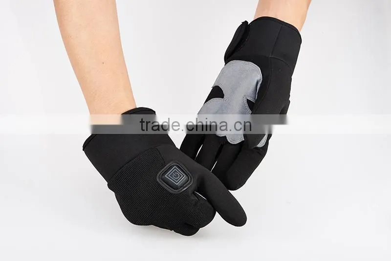 battery heated gloves waterproof heated gloves for cold winter