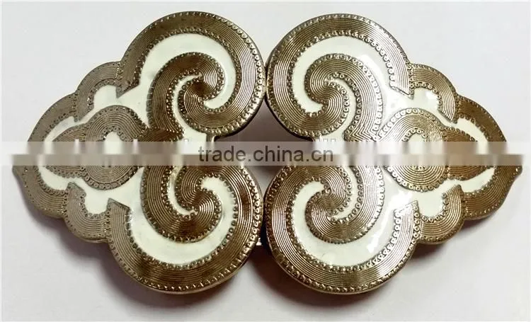 Metal shoe buckle parts metal side release buckle buckle for belt