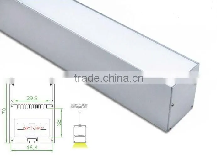 rigid bar with suspension wire 50mm*70mm profile (w*h)