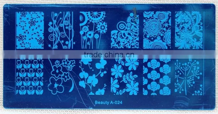 New Nail Art Stamp Image Plates Stamper nail art templates colorful Promotional Offer
