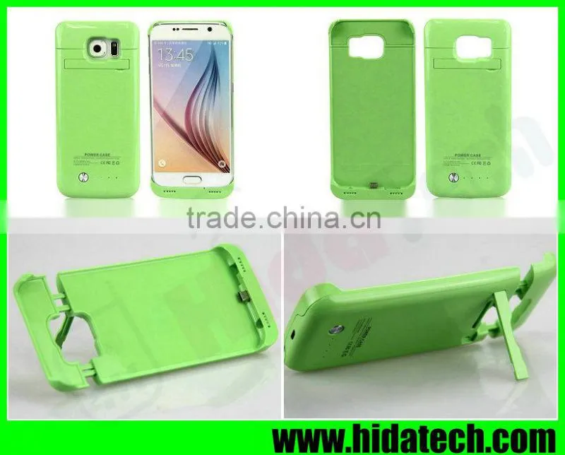 4200mah Colorful Battery Charger Case for Samsung Galaxy S6 Battery Pack