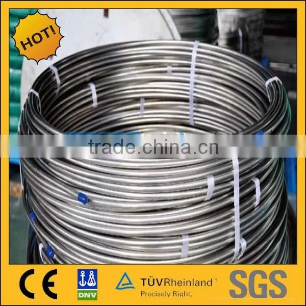 high precision stainless steel coil tubing ASTM A249/A269 304L