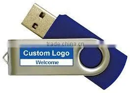 Best selle usb drive Business gift Swivel usb memory Plastic usb memory sticks