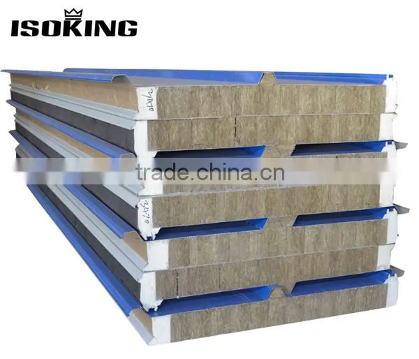 Fireproof wall rockwool m2 price sandwich panel