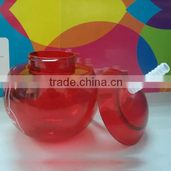 400ml/14oz BPA free ball shaped cup with straw