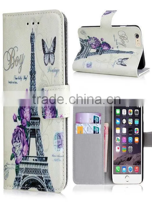 2015 new wholesale hot selling Leather wallet mobile phone case cover for Sony xperia Z3