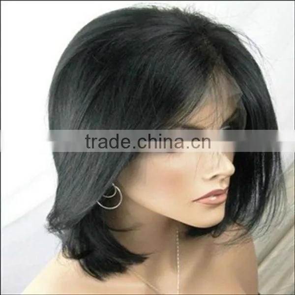short virgin hair silk top full lace wigs