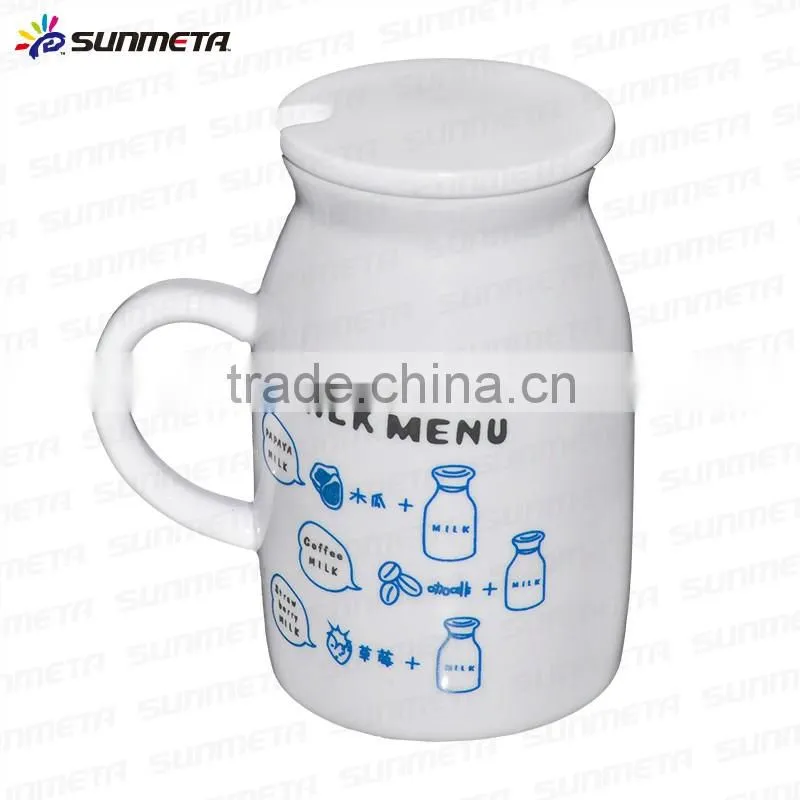 Yiwu manufactory sublimation white ceramic mug with high quality