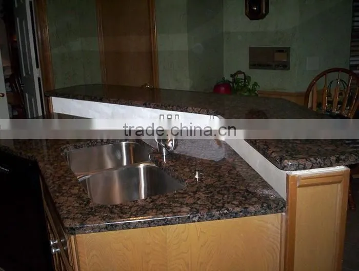 Baltic Brown granite countertop,table top,stairs tile