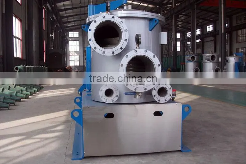Inflow type pressure screen for pulp and paper machine