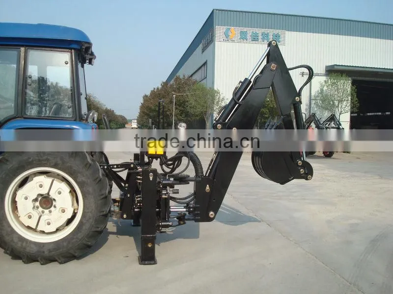 4WD 95 hp 954 tractor backhoe loader with FEL 4 in 1 bucket