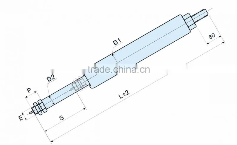 Factory manufacturer custom chair gas lift strut gas spring for chair