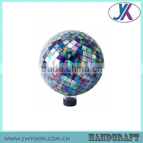 High quality 10" mosaic clear 100 wholesale clear christmas glass ball