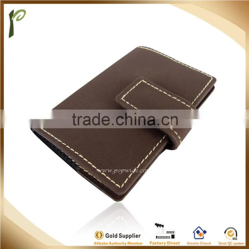 Popwide High Quality RFID Multiple pages PU Card Holder