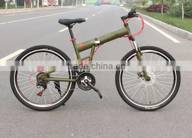 mountain bicycle with 21 speed and 24 speed