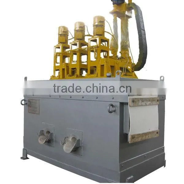 stationary 3 rotors molten aluminium in-line degasser