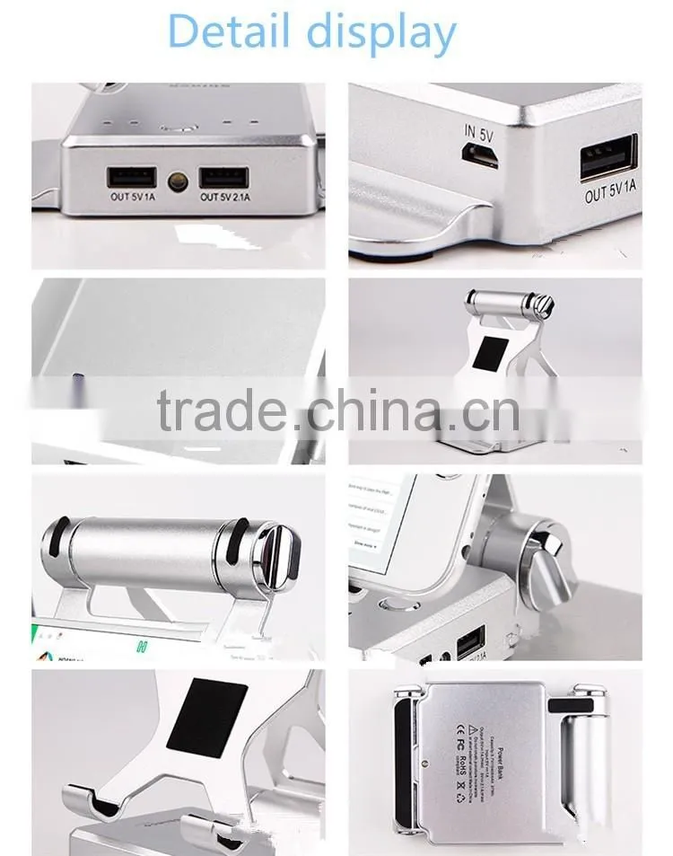 Wholesale ultra-large capacity 2 in 1 power bank 10400mAn