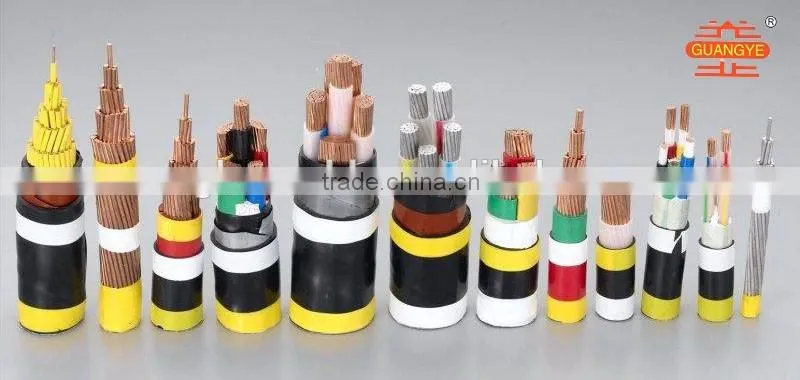 Power Cables Types Copper Underground Electrical Power Cable