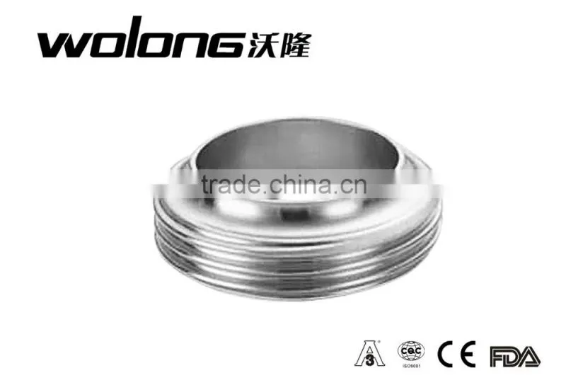 Sanitary SUS 304 316L Stainless Steel Union Male