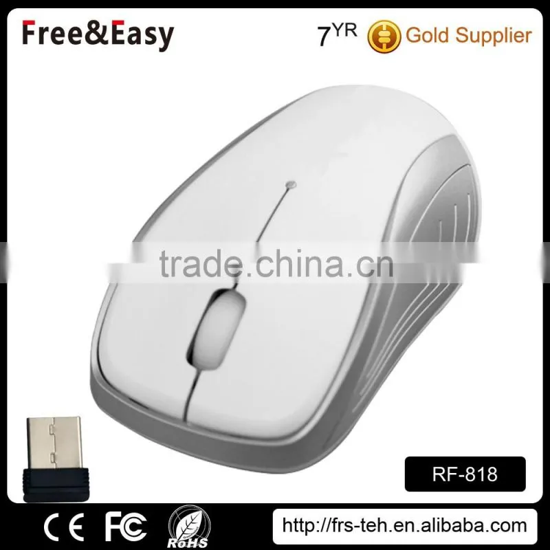 3 buttons rubber wheel mouse wireless laptop mouse