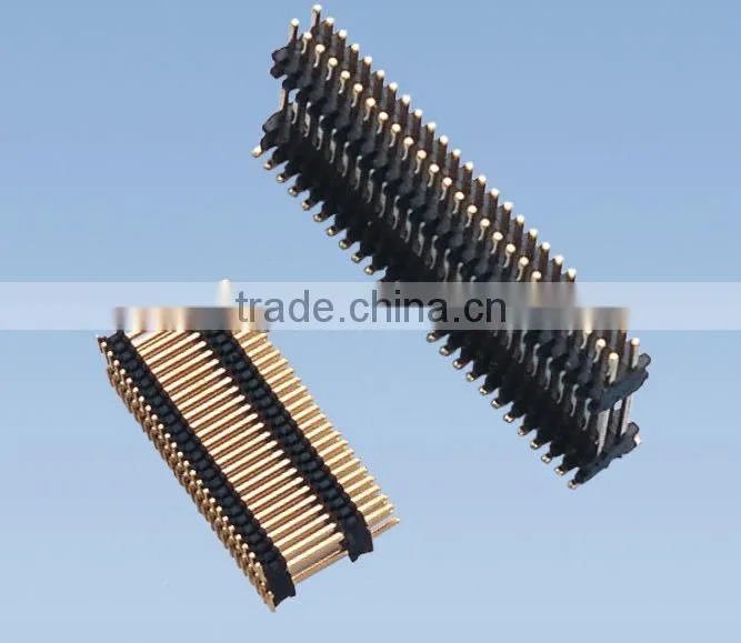 0.8mm Pitch Double Row Double Plastic SMT Type Pin Header