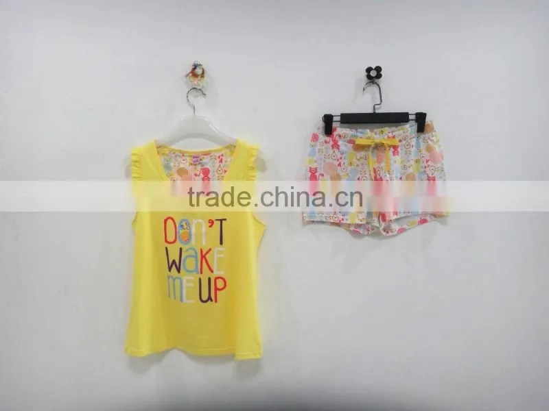 Lovely letters bowknot pajamas women