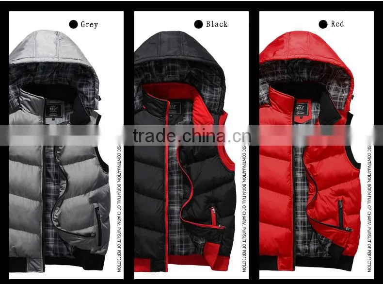 wholesale custom padded vest jackets for winter 1328