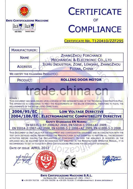 DJM-1000-3P Good price motor for Roller shutter door motor