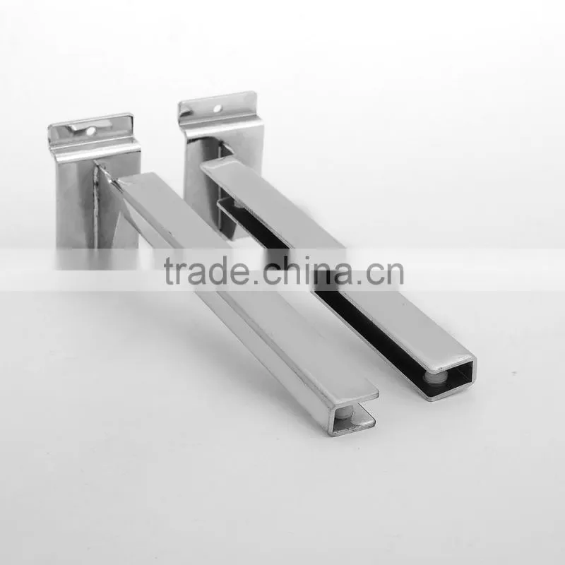 Metal Slatwall Glass Bracket Corner Glass Bracket