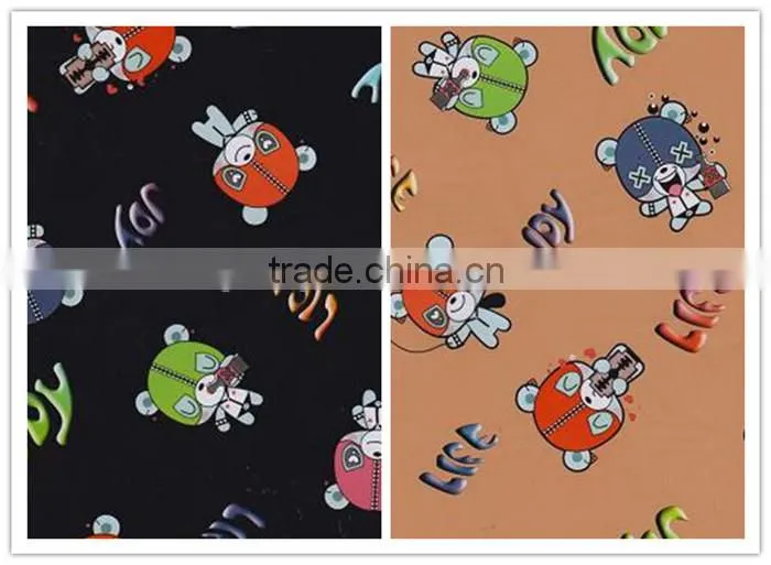Magazine design of heat transfer foil for PVC leather