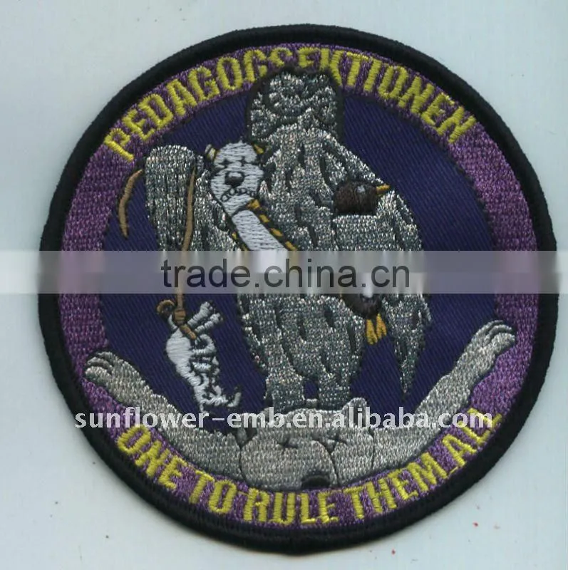 Embroidery sport patch
