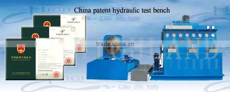 india hot sale hydraulic test bench