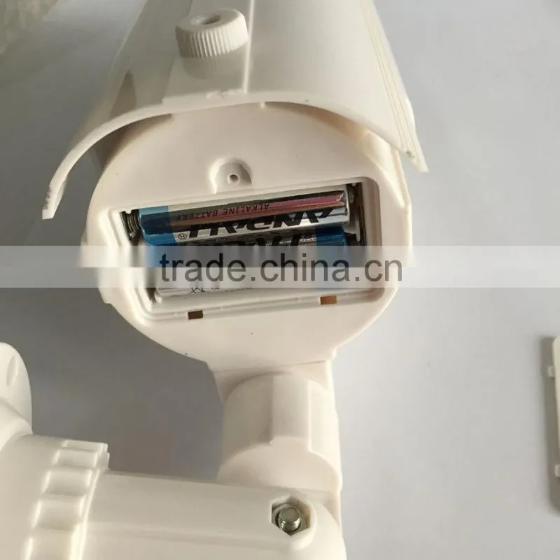 Mock Security Surveillance Dummy CCTV Camera With Flashing Red LED & Fake IR LED
