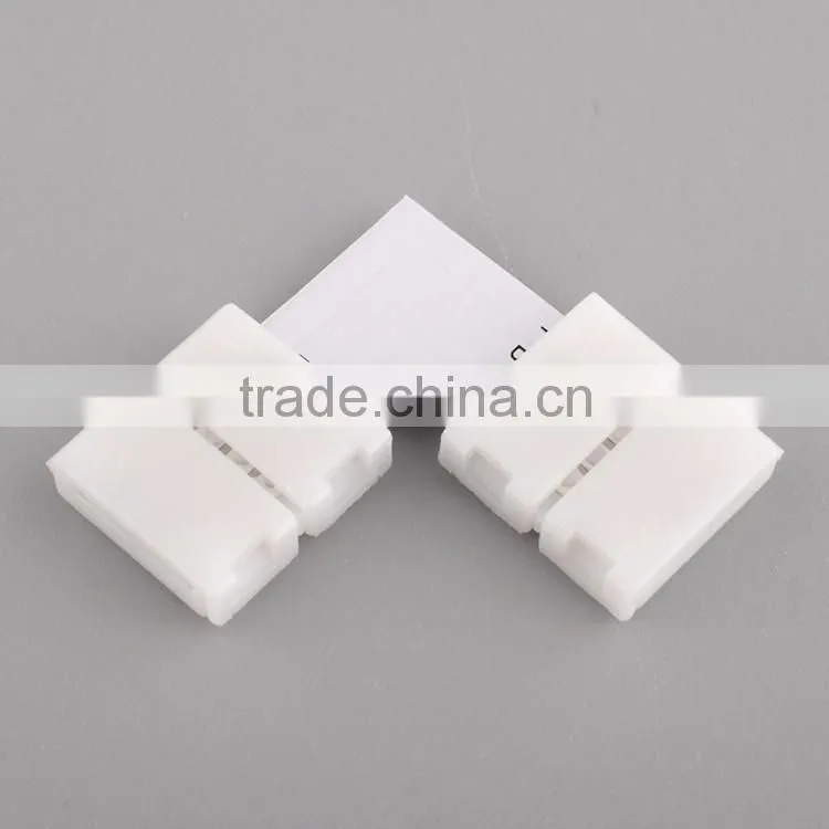 10mm L Shape 4Pin 5050 LED RGB String Solderless Connector