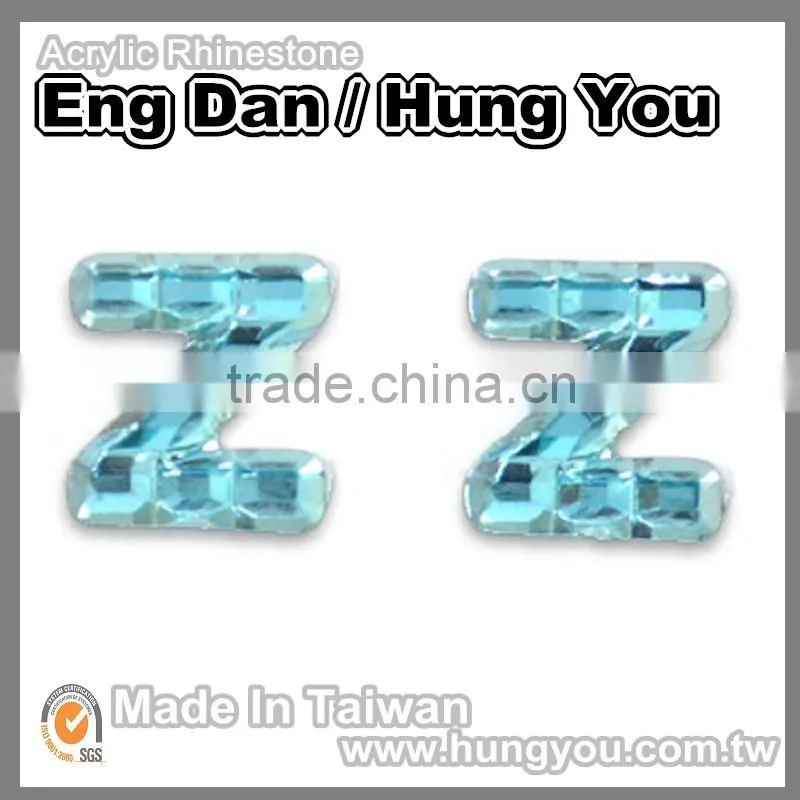 High Quality Taiwan Sew on Rhinestone Rhombus shape