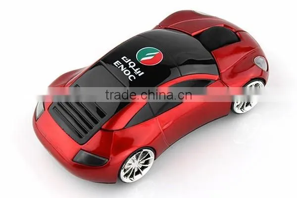 Wireless Custom Logo 2.4Ghz Racing Car Mouse