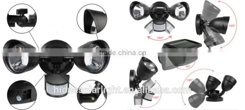 36 LED solar motion sensor security light