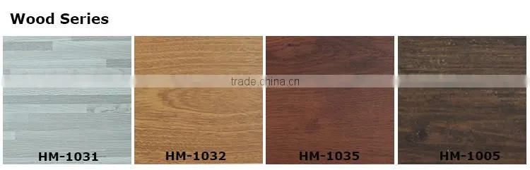 HM-1025 Hot-sale fiberglass waterproof wood texture vinyl plank
