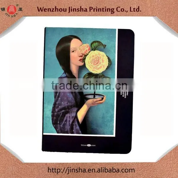 High quality a5 hard cover notebook printing03