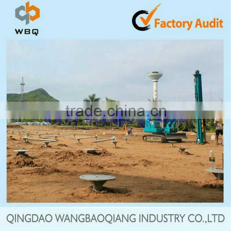 SWDL 150 screw piles machine for solar farm