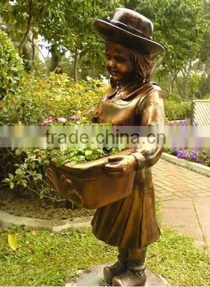 fiberglass statue golden color